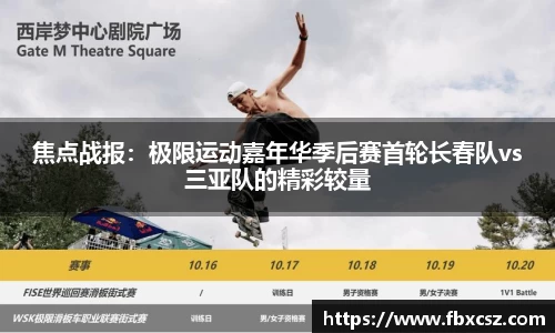 焦点战报：极限运动嘉年华季后赛首轮长春队vs三亚队的精彩较量